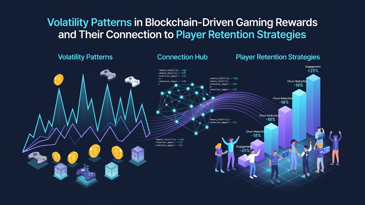 Graph illustrating player retention rates tied to reward volatility levels